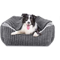 JOEJOY Orthopedic Hooded Dog Bed – Luxury Washable Pet Cave Bed