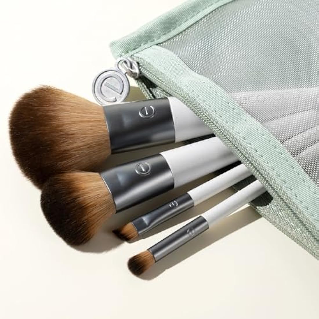 EcoTools On-The-Go Makeup Brush Kit | 5-Piece Travel Set | Vegan