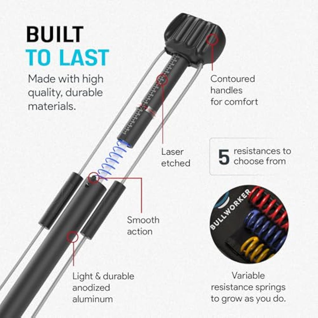 Bullworker Bow Classic 90cm Isometric Portable Home Gym Equipment