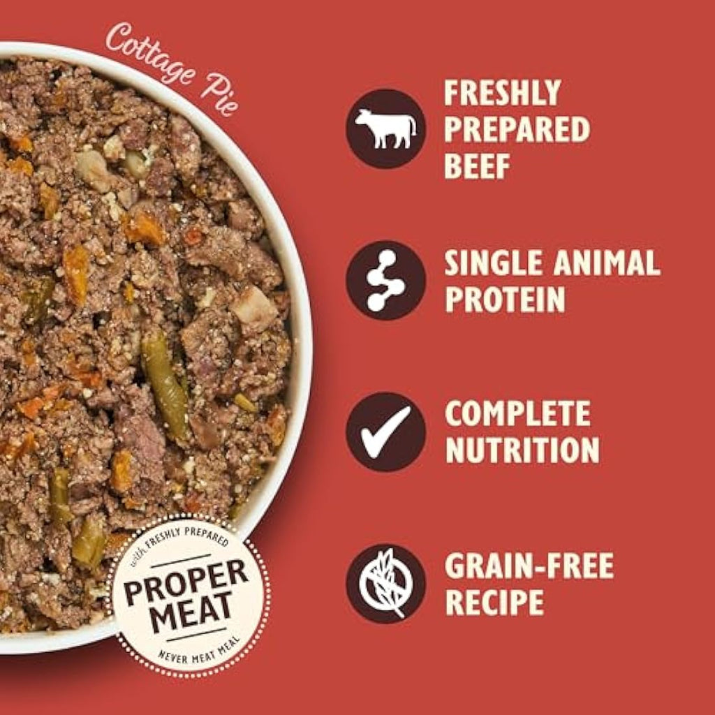 Lily's Kitchen Grain Free Beef Cottage Pie Wet Dog Food - 6 x 400g Tins