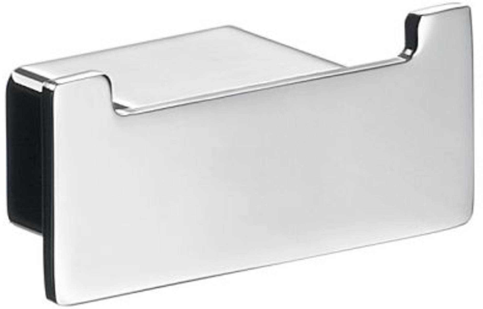 Emco Loft Double Towel Hook – Aluminium Wall Mount – Stainless Steel