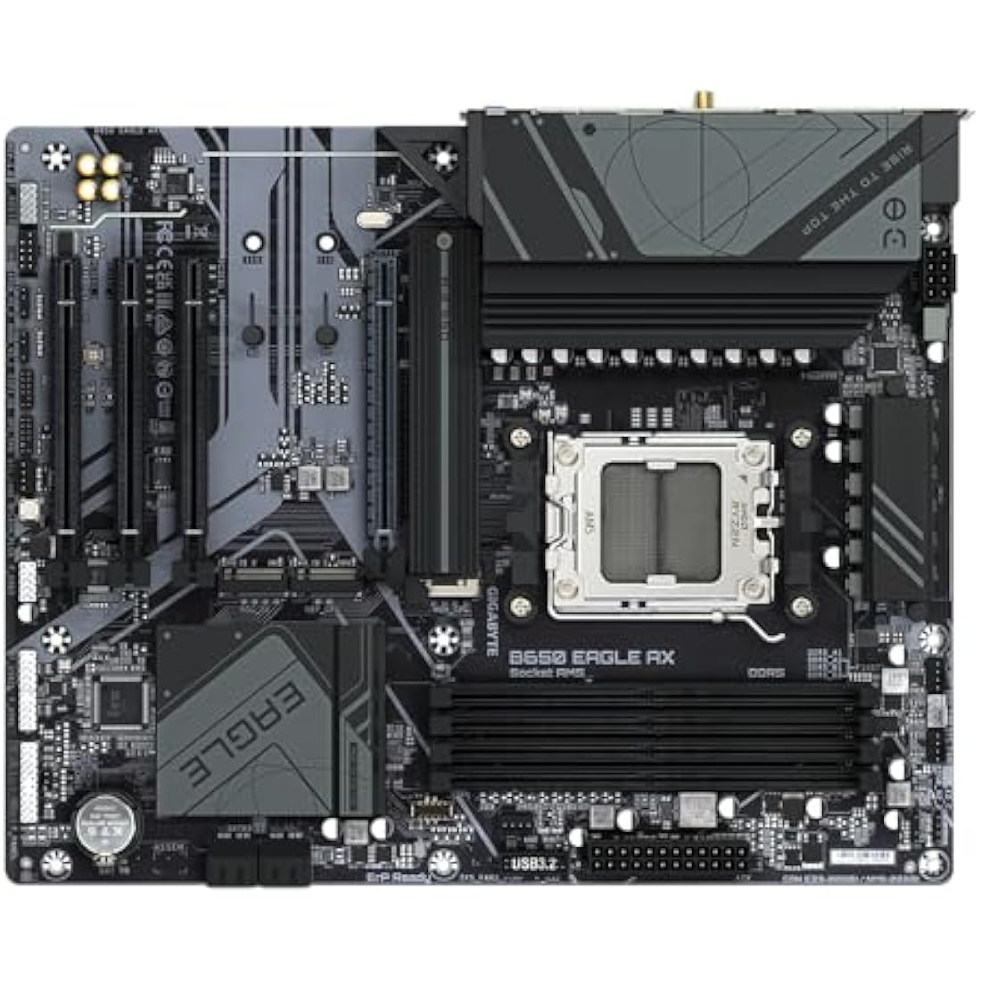 Gigabyte B650 EAGLE AX Motherboard | AMD AM5, DDR5, Wi-Fi 6E