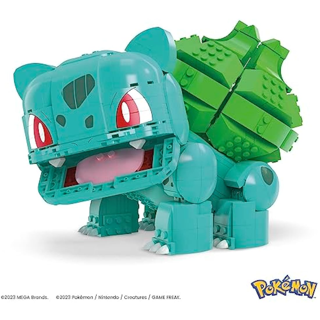 MEGA Pokémon Jumbo Bulbasaur Building Set – 355 Piece Poseable Figure