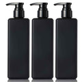 Shampoo and Conditioner Dispenser – 3 Pack 500ml Matte Black