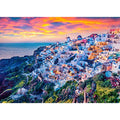 Jolof Store Santorini Island 1000 Piece Jigsaw Puzzle for Adults