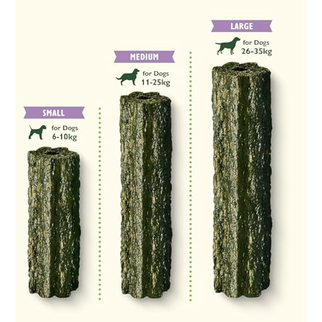 Lily's Kitchen Woofbrush Gut Health Dental Chews for Medium Dogs – 35ct
