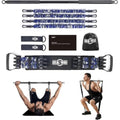 INNSTAR Portable Home Gym Set | Resistance Band Bench Press & Squat Bar