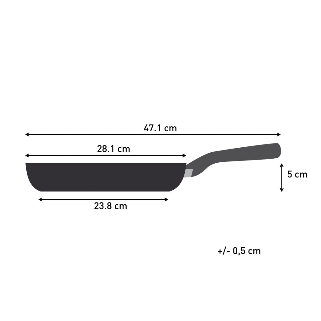 Tefal Titanium Stone Frying Pan 28cm | Non-Stick Induction Cookware