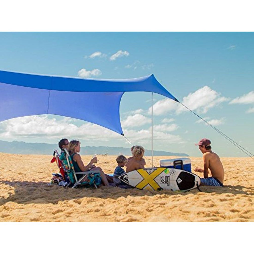 Neso Tents Grande Beach Tent | UPF 50+ Sun Shelter with Cooler Pocket