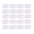 WYAN 20 Pack Square Clear Plastic Storage Containers Box with lids - image 1