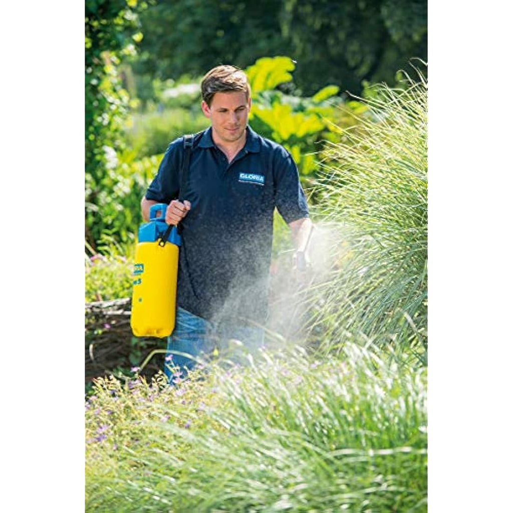 GLORIA Prima 5 Pressure Sprayer | 5L Garden Sprayer with Brass Nozzle