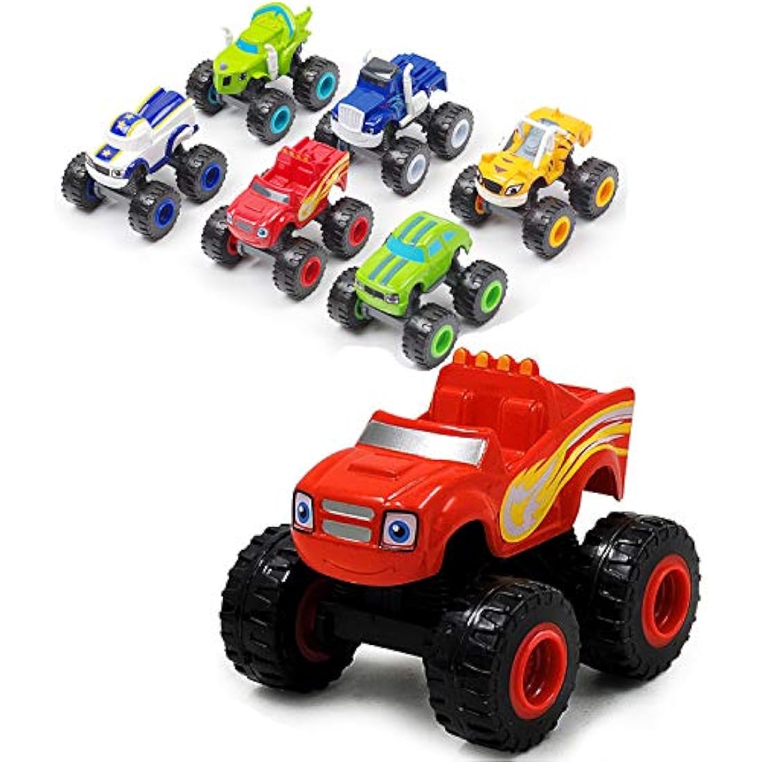 VI AI Monster Truck Toy Cars – 6-Pack Die-Cast Metal Vehicles for Kids
