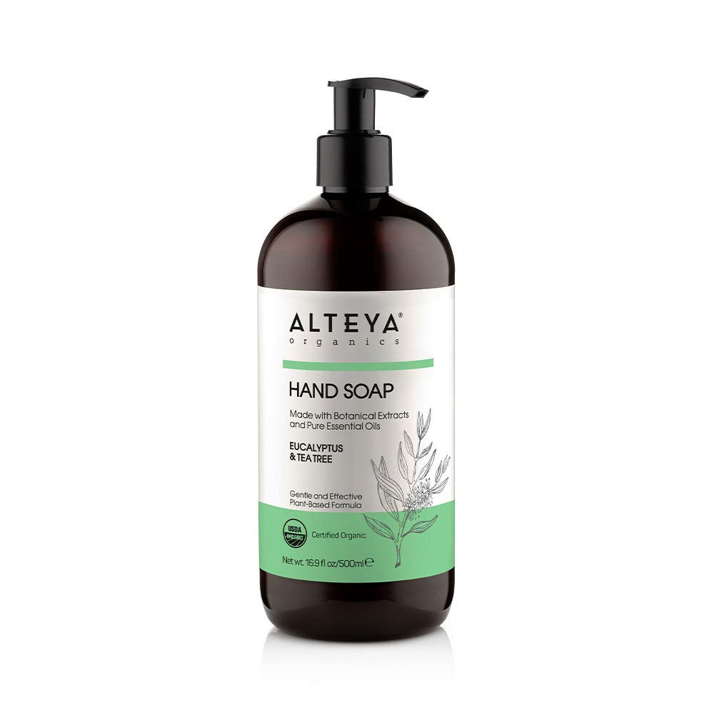 Alteya Savon Mains Bio Eucalyptus et Arbre à Thé – Naturel 500 ml
