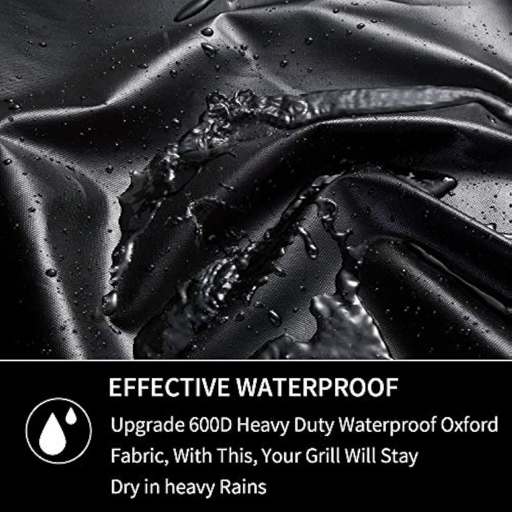 JIESUO 57cm Kettle Grill Cover – Heavy Duty Waterproof BBQ Cover