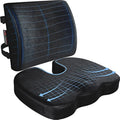 Jolof Store Memory Foam Lumbar Support Pillow and Seat Cushion Set