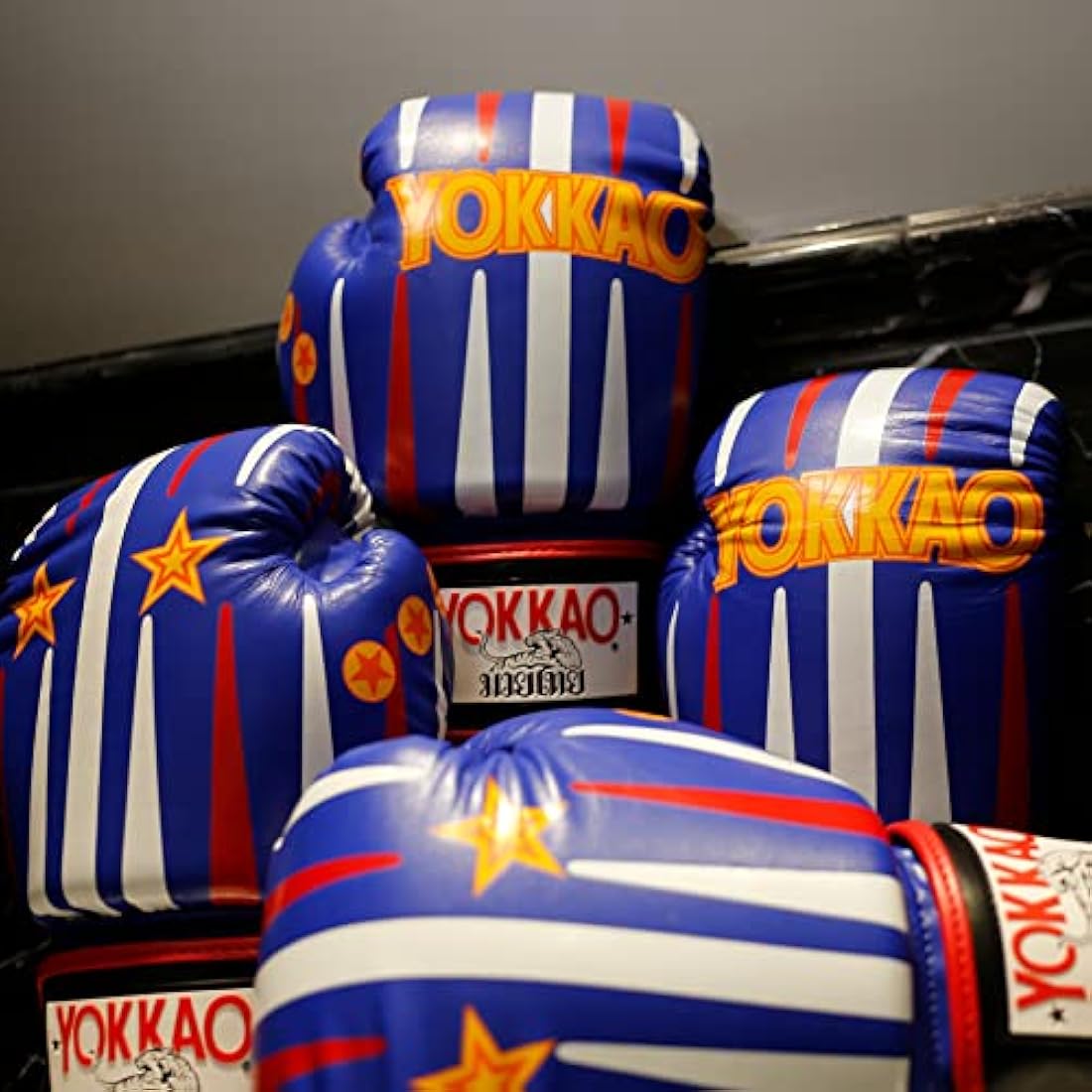 YOKKAO Premium Leather Muay Thai Boxing Gloves | Training & Sparring