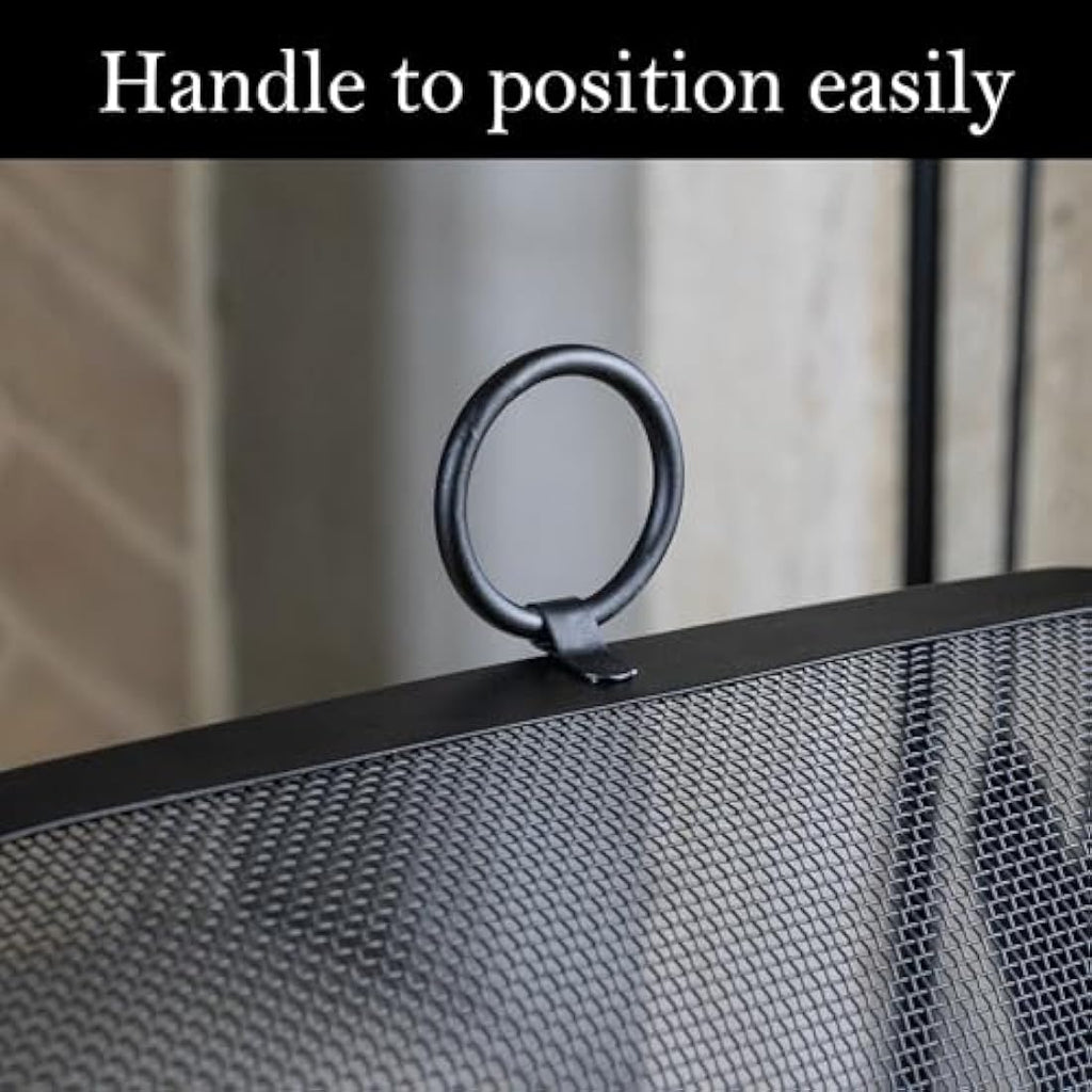 Jolof Store Black Cairngorn Spark Guard | Metal Fireplace Screen