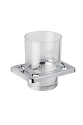 Croydex Sutton Wall Mounted Tumbler & Holder - Chrome Zinc Alloy