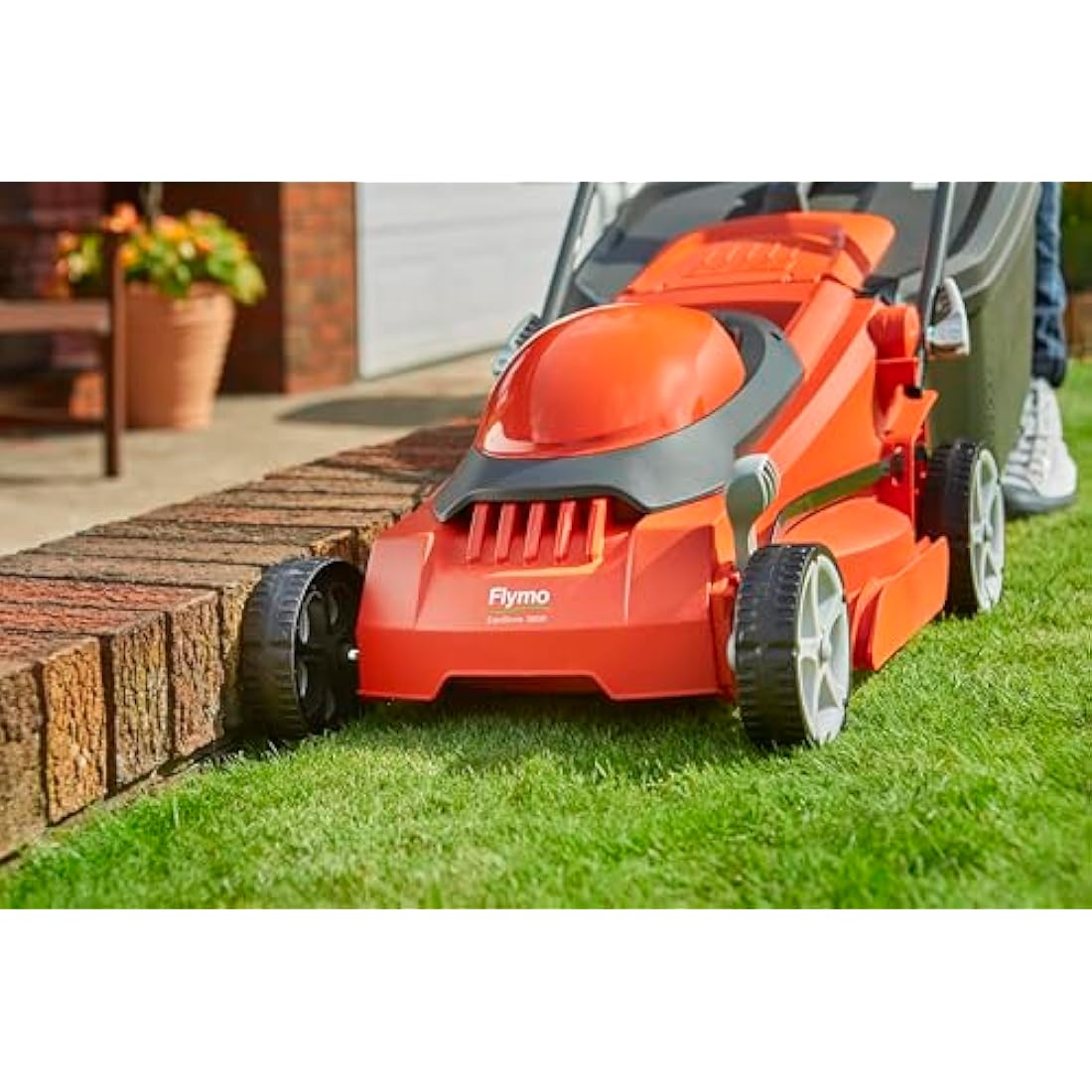 Flymo EasiStore 380R Electric Rotary Lawn Mower | 1600W, 38cm