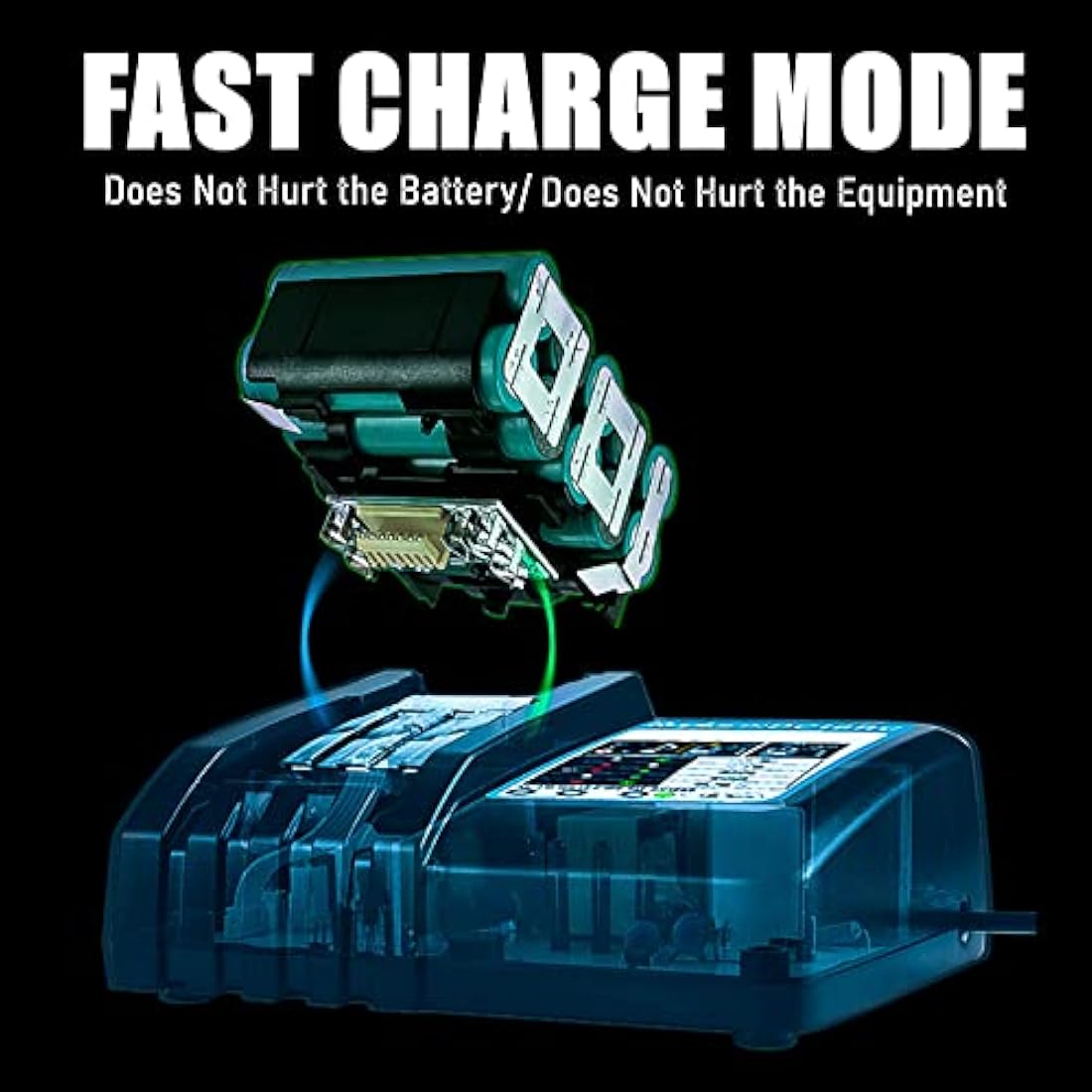 10.8V-12V Lithium-Ion Battery Quick Charger | DC10WD BL1015