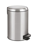 WENKO Leman Pedal Bin – 12L Soft Close Stainless Steel Waste Bin