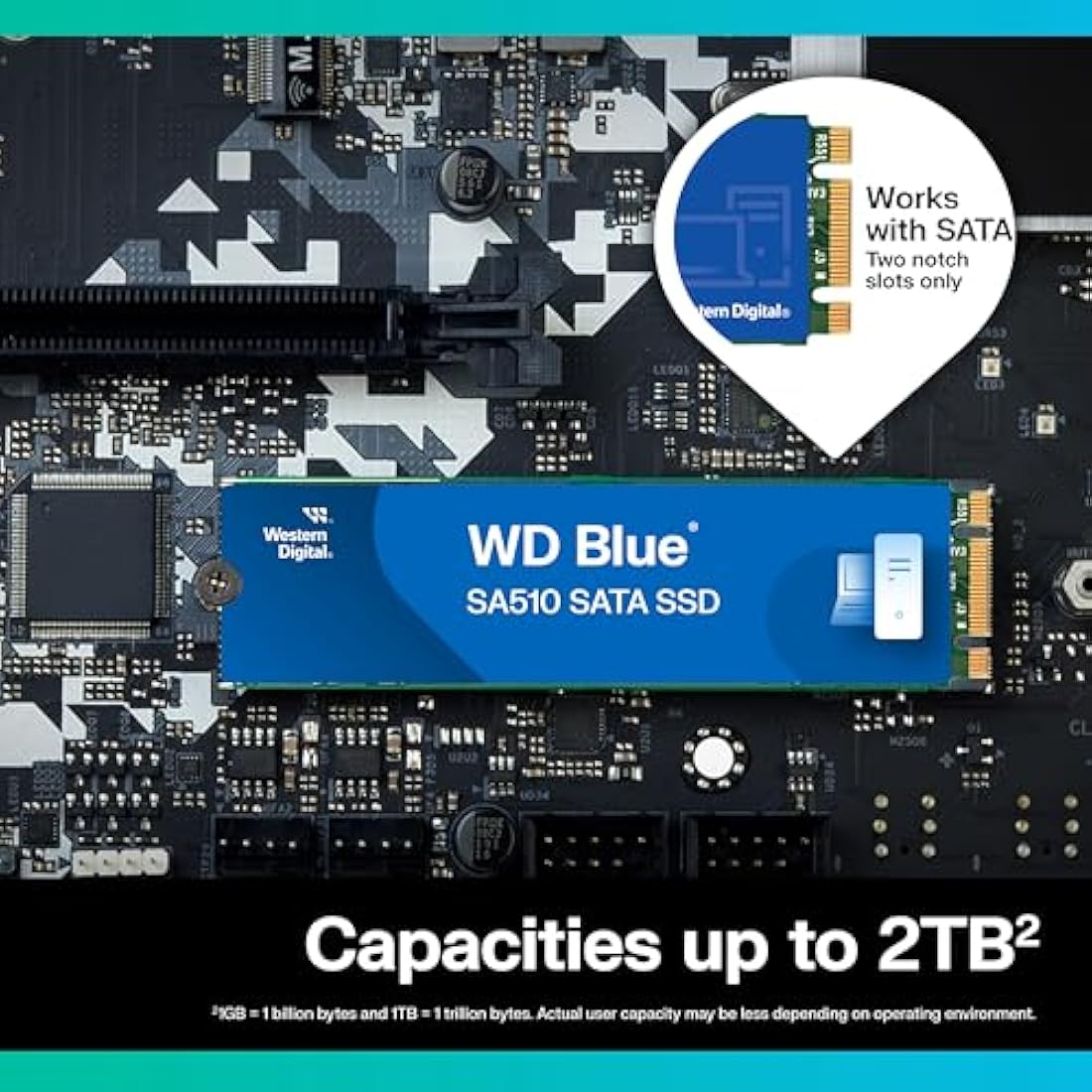 WD Blue SA510 250GB M.2 SATA SSD – Internal Solid State Drive