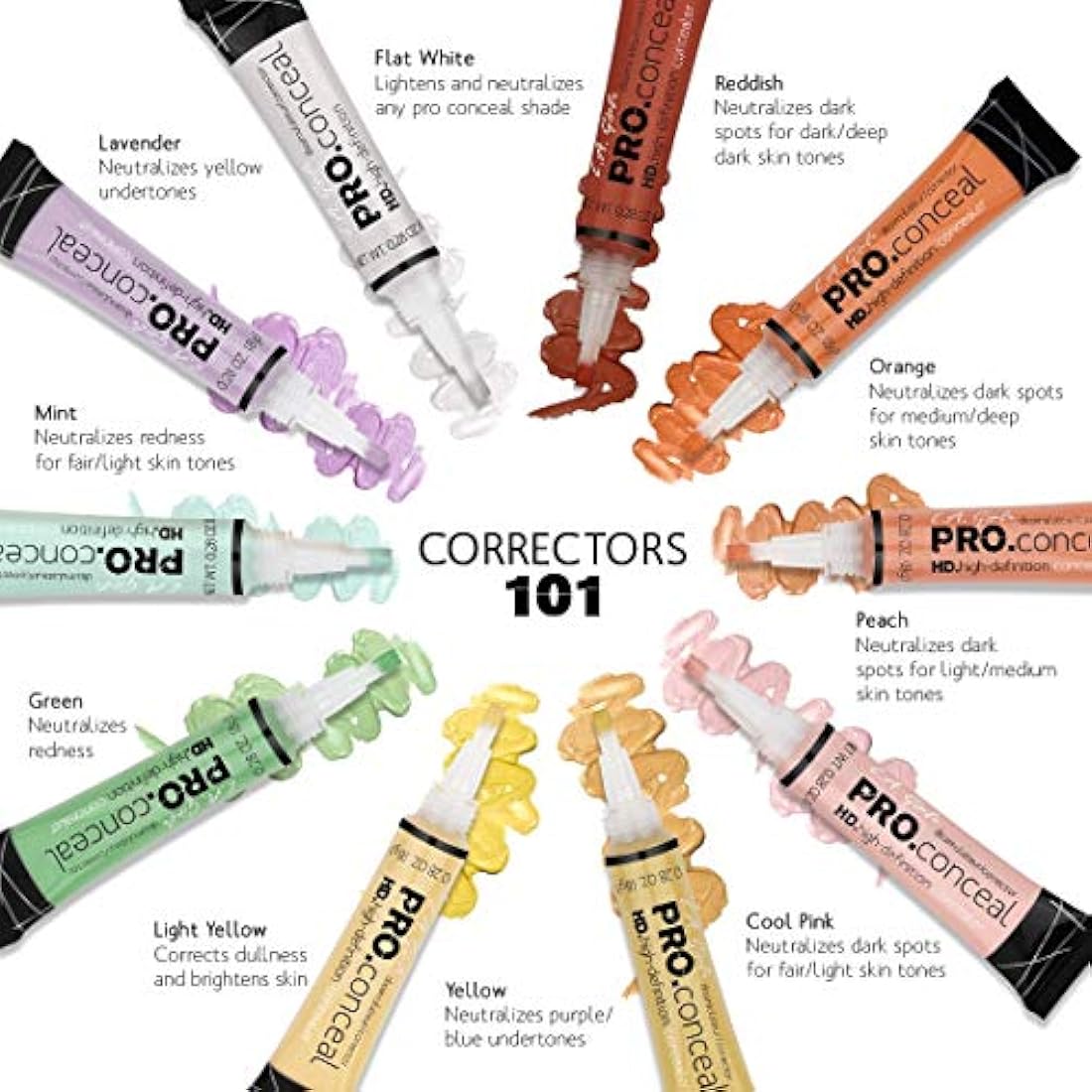 L.A. Girl PRO Conceal HD Yellow Corrector - Full Coverage Concealer 8g