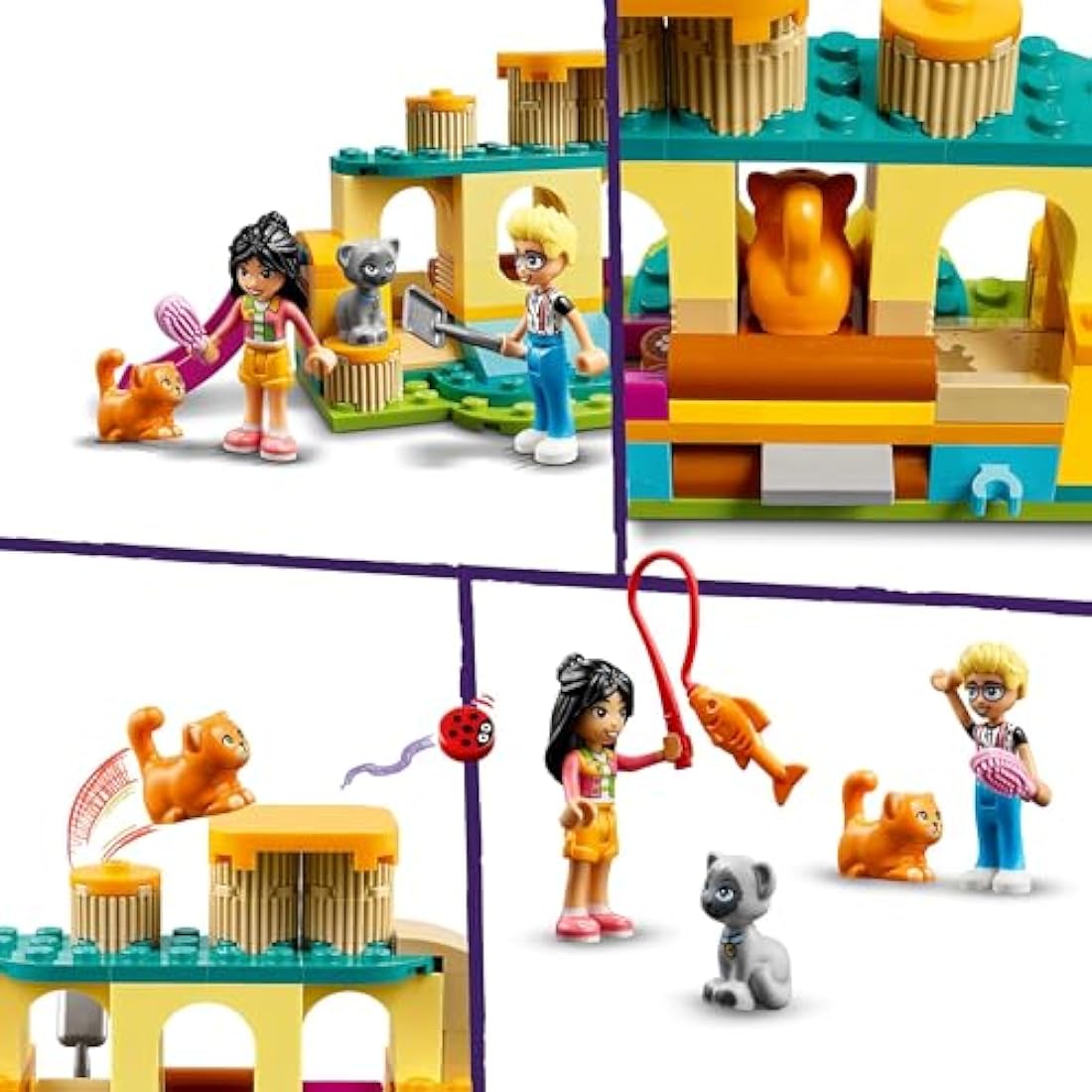 LEGO Friends Cat Playground Adventure Building Set with 2 Mini-Dolls 42612