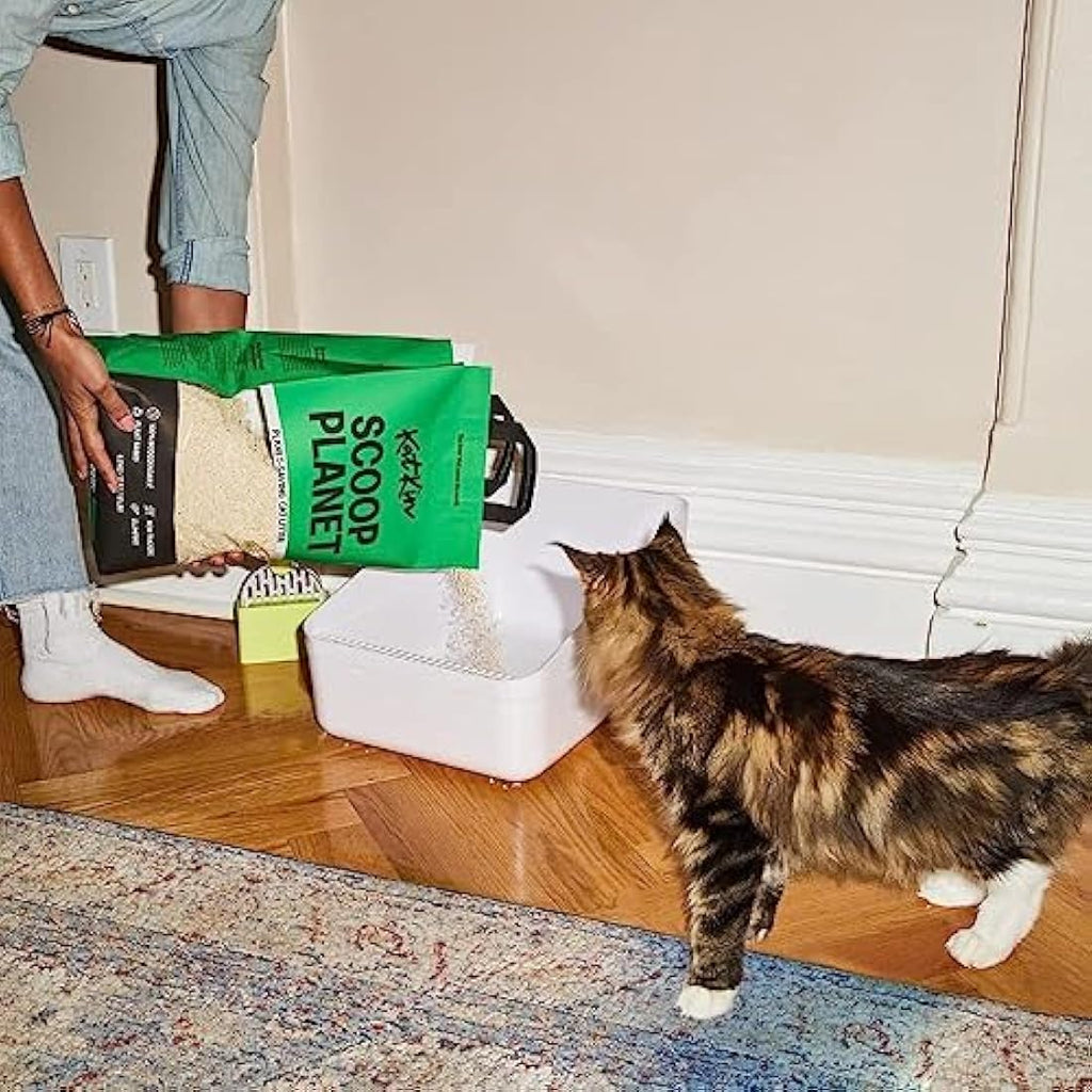 KatKin Scoop Planet Tofu Cat Litter – Biodegradable & Clumping (9kg)