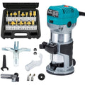 Anesty Palm Router Trimmer – 710W Woodworking Kit with 15pc Bit Set