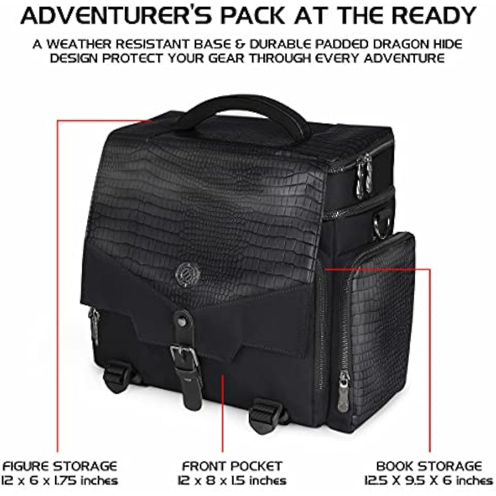 ENHANCE Dragon Hide RPG Adventurer's Bag – DND Miniature Storage Vault
