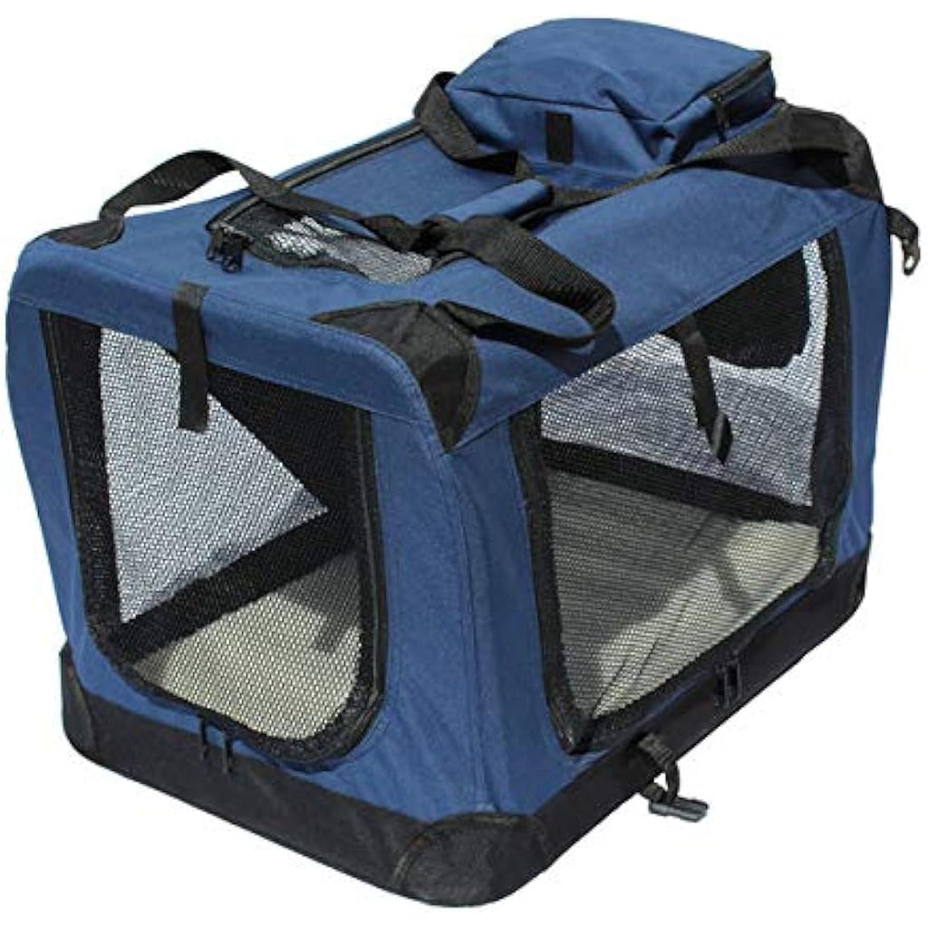 YATEK Foldable Pet Carrier Crate | High Visibility Travel Kennel