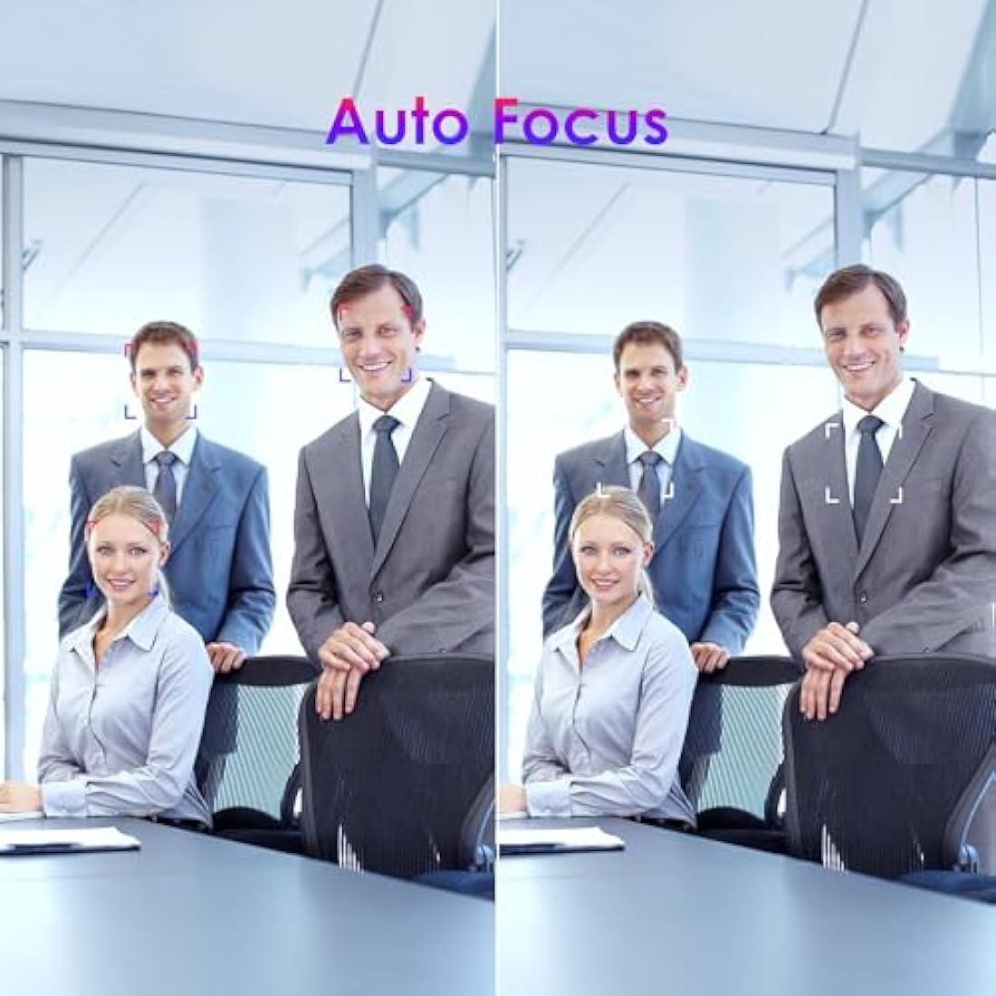 VIZOLINK W8GS 4K Webcam | Autofocus Streaming Camera with Noise-Canceling Mic