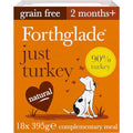 Forthglade Grain Free Turkey Wet Dog Food | 18 x 395g Hypoallergenic Trays