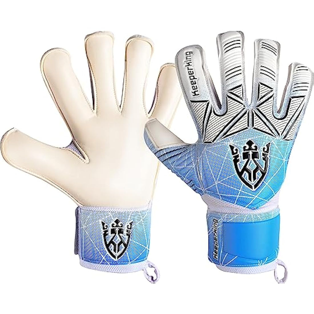 Keeperking Goalkeeper Gloves – Latex Grip with Finger Protection