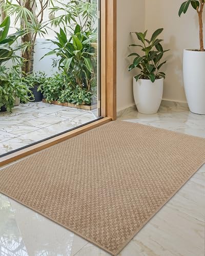 COLOR&GEOMETRY Indoor Door Mat – 122x183cm Non-Slip Washable Doormat