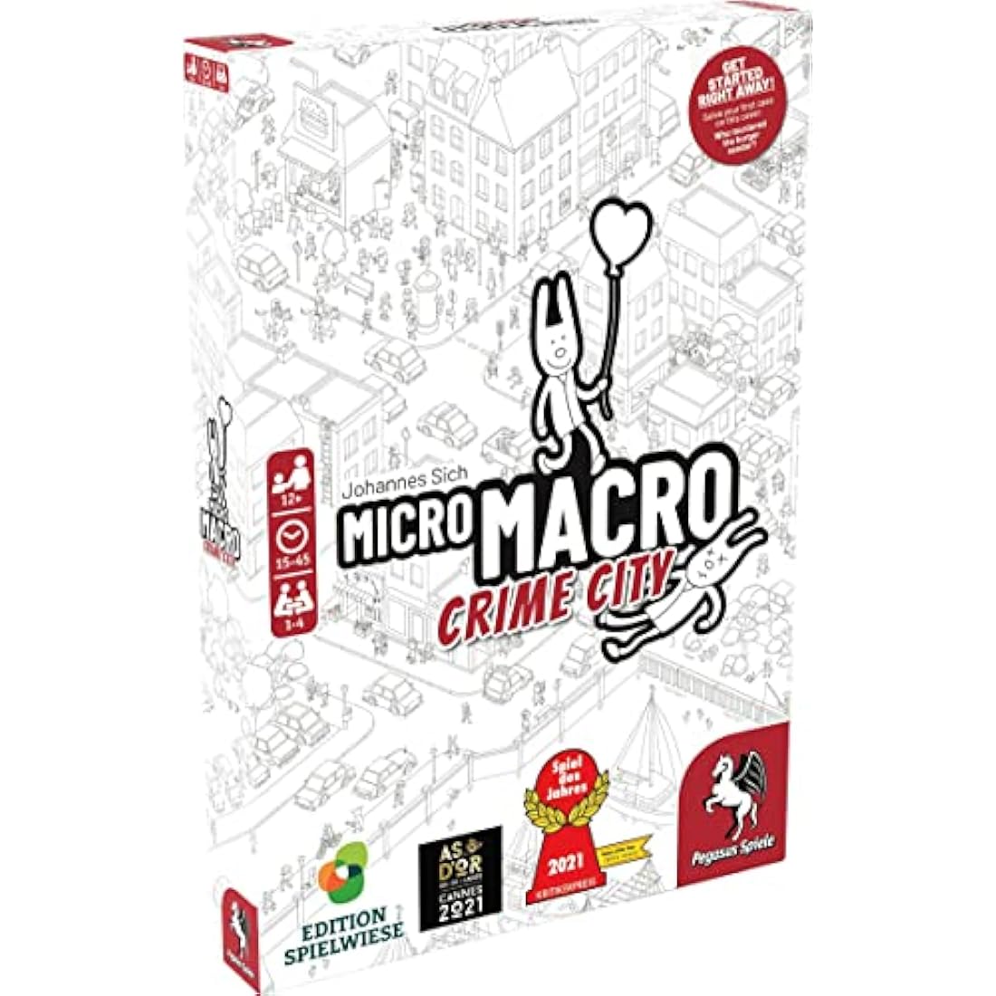 MicroMacro: Crime City – Pegasus Press Cooperative Detective Board Game