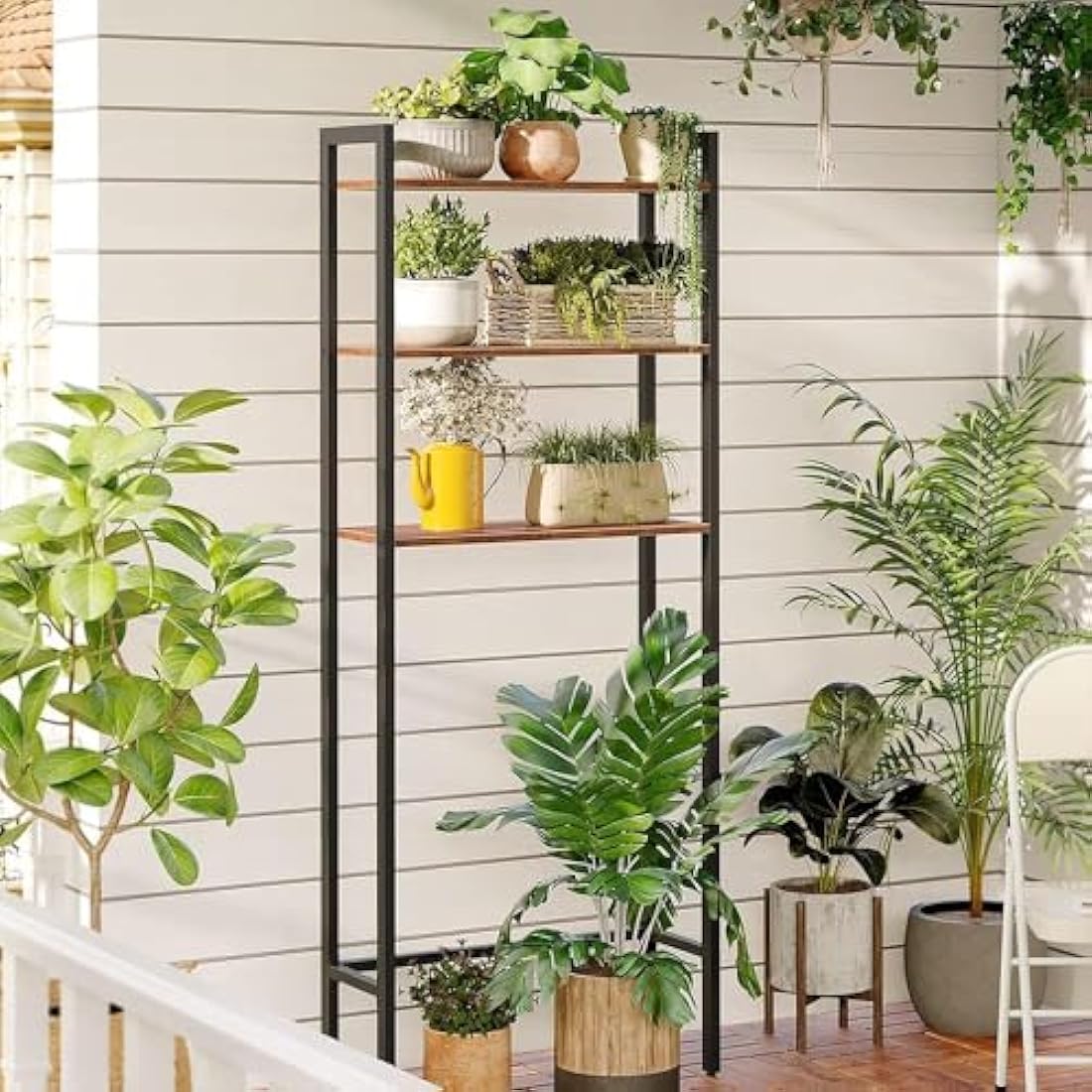 HOOBRO 3-Tier Over the Toilet Storage Rack – Industrial Bathroom Organizer