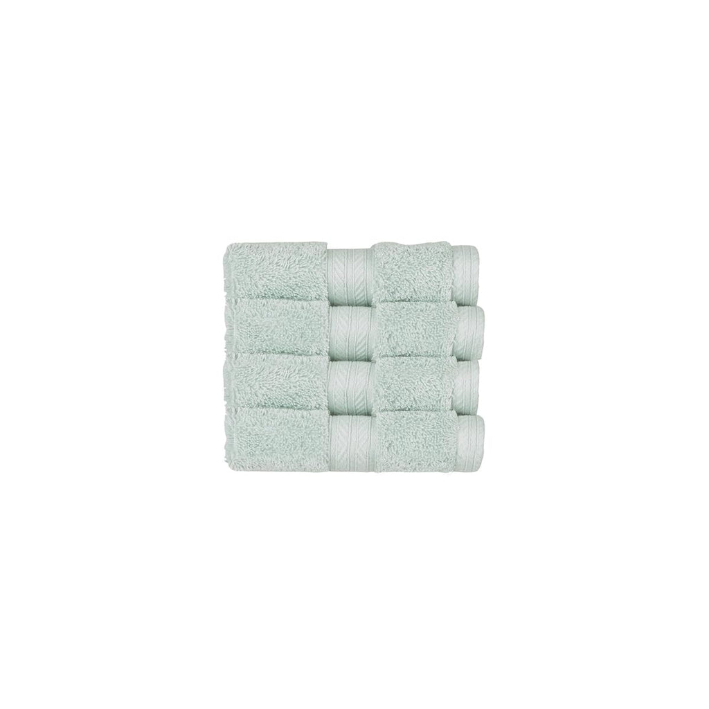 Christy Renaissance 4 Face Cloths Set | Eggshell | 100% Egyptian Cotton | Luxuriously Soft and Super Absorbent | 675 GSM | 4 Wash Cloth Flannels - image 1