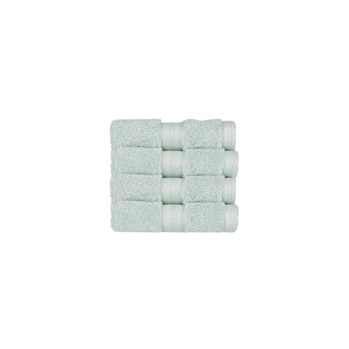 Christy Renaissance 4 Face Cloths Set | Eggshell | 100% Egyptian Cotton | Luxuriously Soft and Super Absorbent | 675 GSM | 4 Wash Cloth Flannels - image 1
