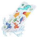 Jolof Store Kids Bath Mat – Non-Slip Dinosaur Print Extra Long 100x40cm