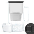 Wessper 3L Glass Water Filter Jug | Borosilicate Pitcher with 1 Cartridge