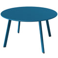 Grand Patio Round Metal Coffee Table - 70cm Rust-Resistant Outdoor Side Table