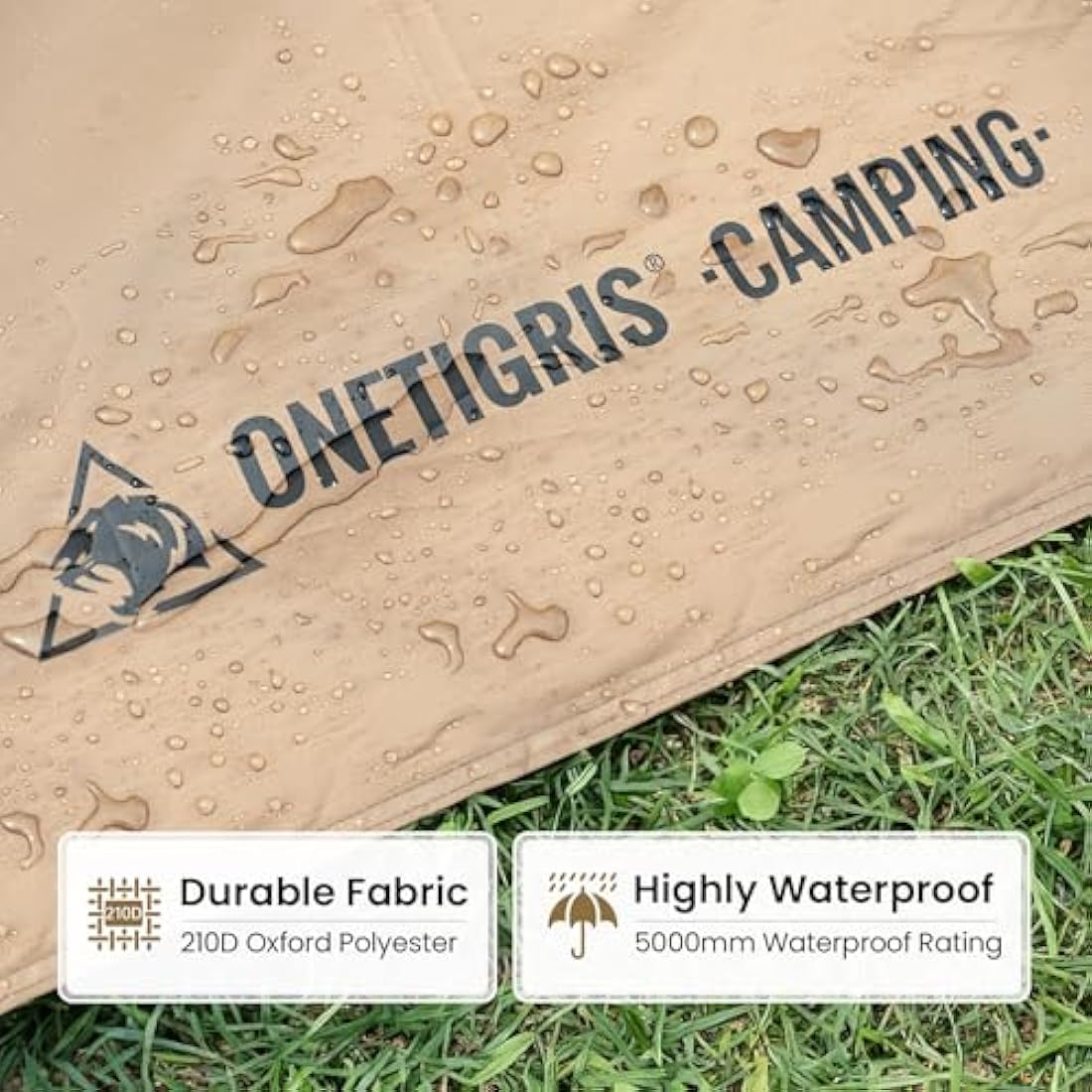 OneTigris Rock Fortress Tent Footprint | 5000mm Waterproof Groundsheet