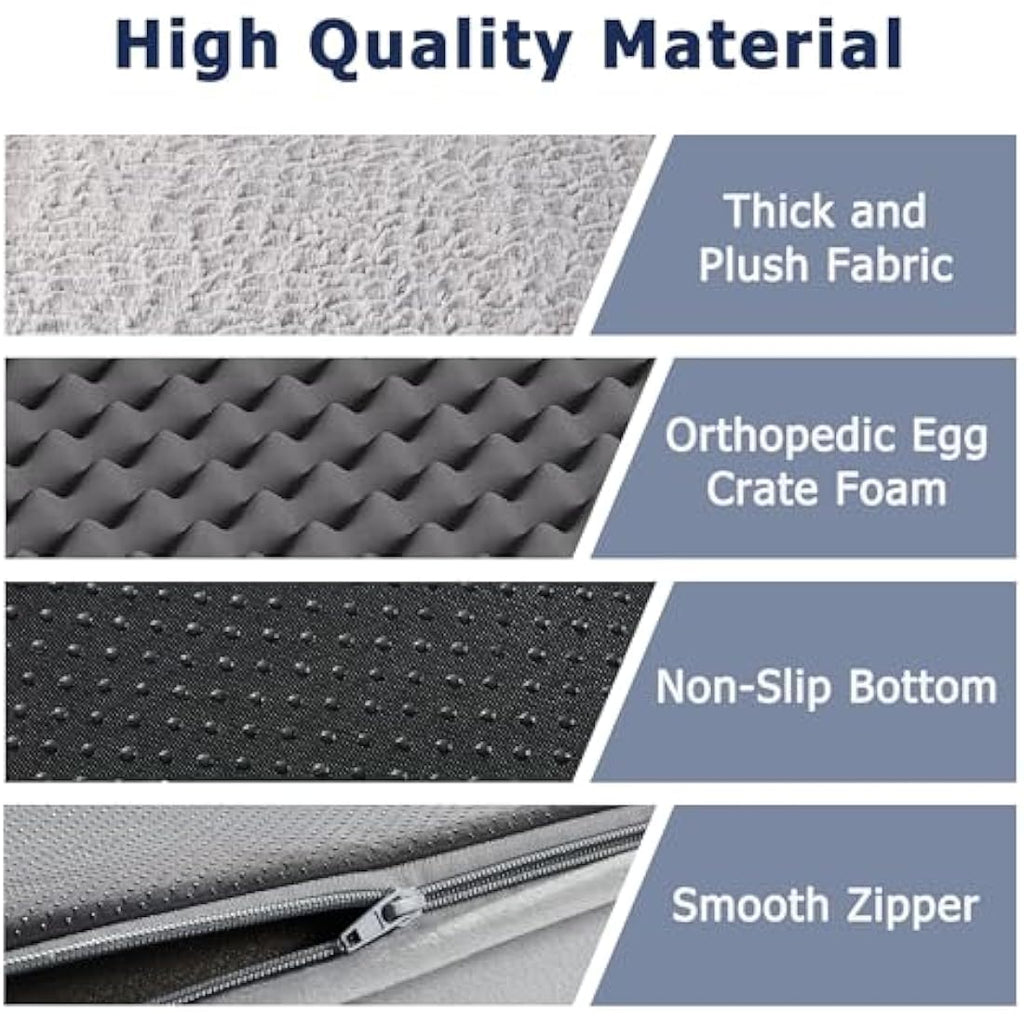 Western Home Orthopedic Dog Bed – Waterproof Washable Sofa with Egg Foam