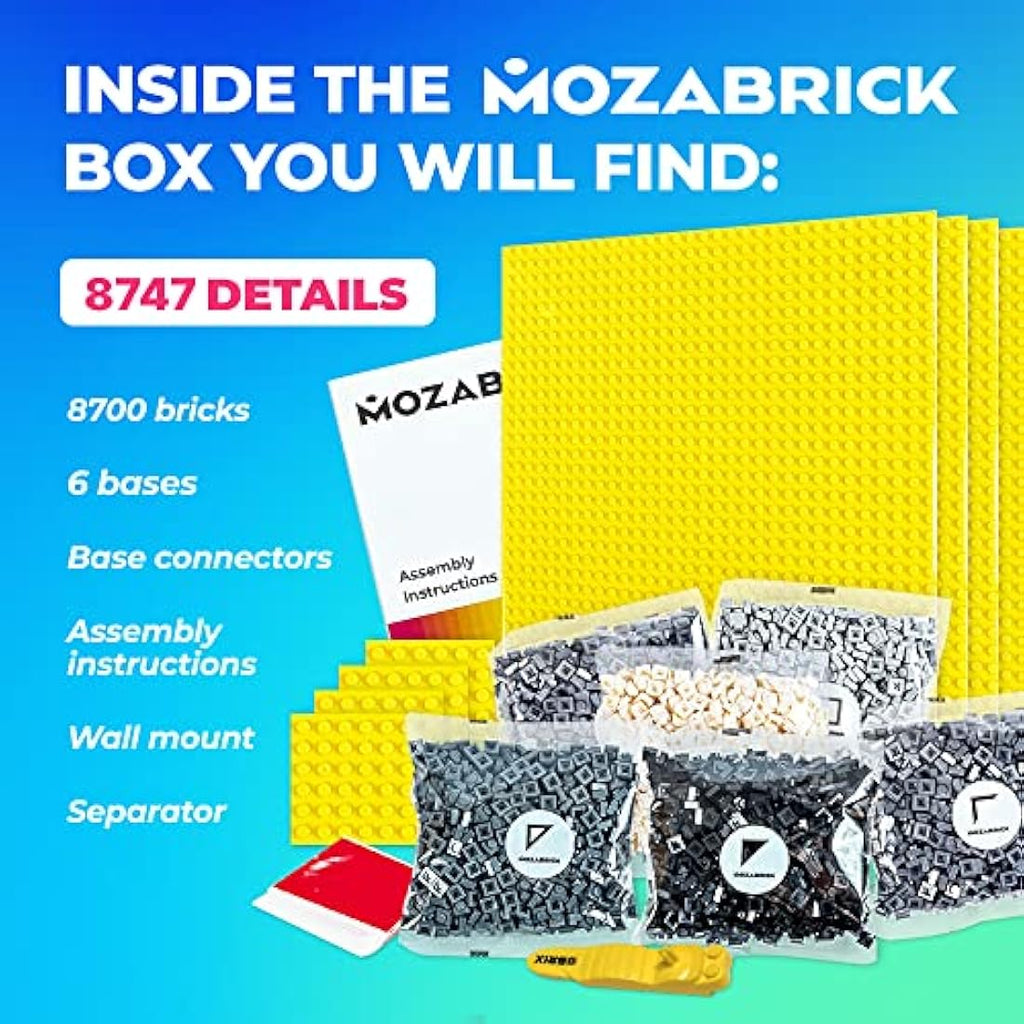 MOZABRICK Photo Builder Model M – DIY Pixel Art Mosaic Brick Set