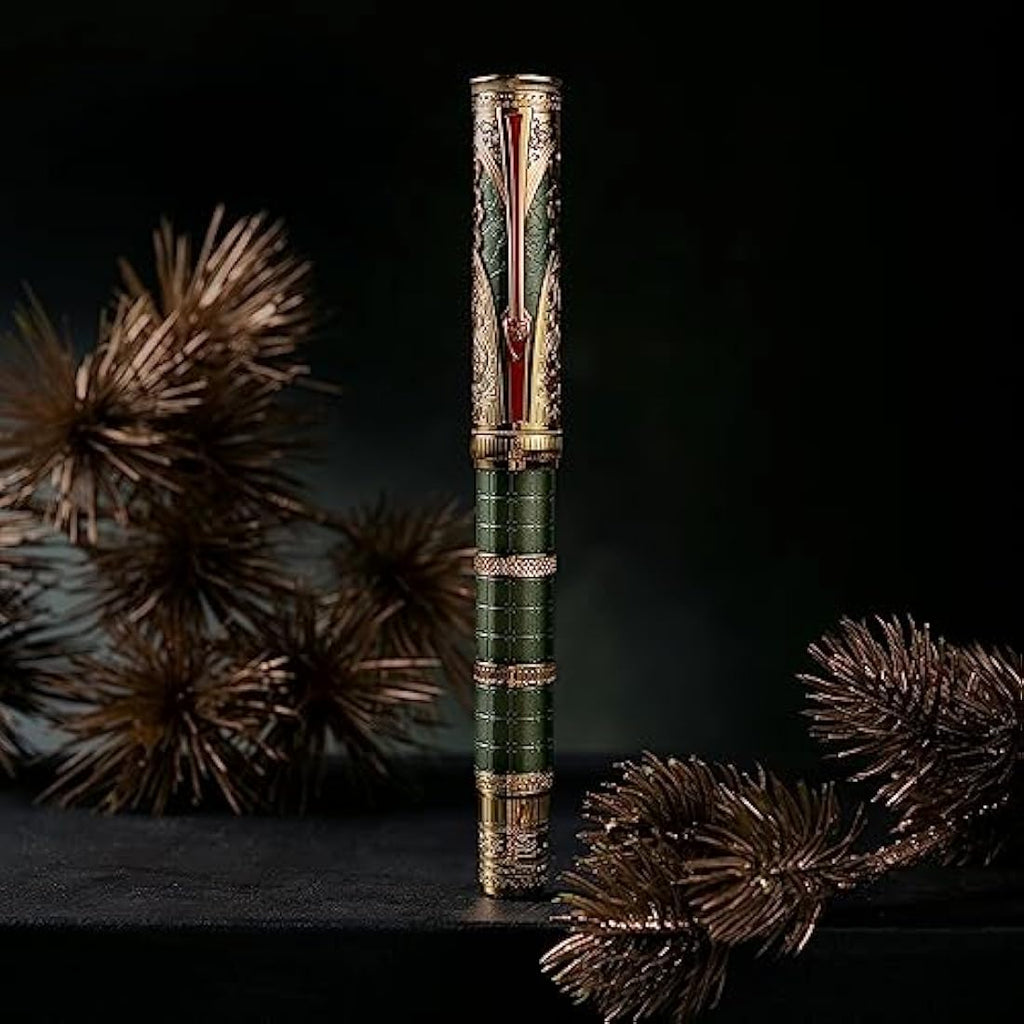 Hong Dian D5 Qin Dynasty Fountain Pen | Piston Filler, Extra Fine Nib