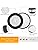 DINGLILIGHTING 48W LED Flush Mount Ceiling Light - 18 Inch Dimmable Black