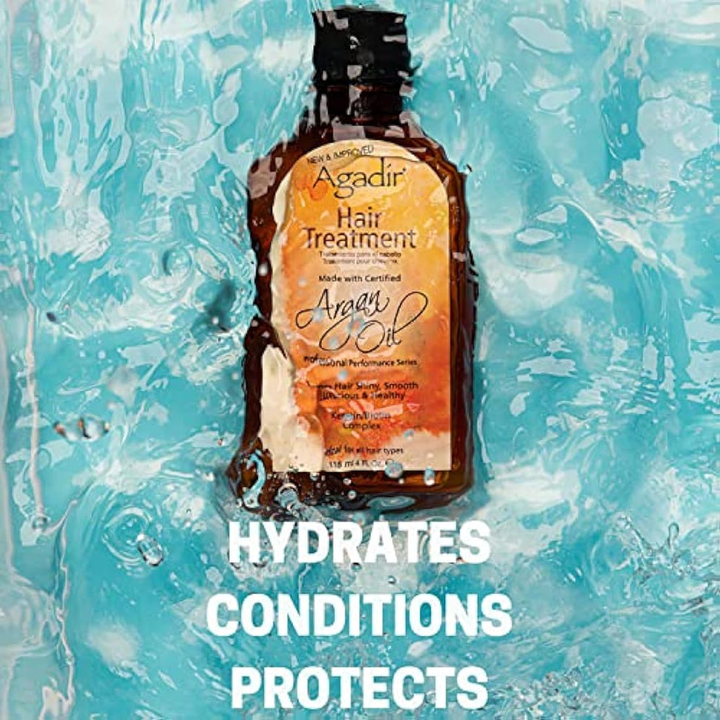 Agadir Argan Oil Hair Treatment - Leave-In Vitamin E Formula - 4oz