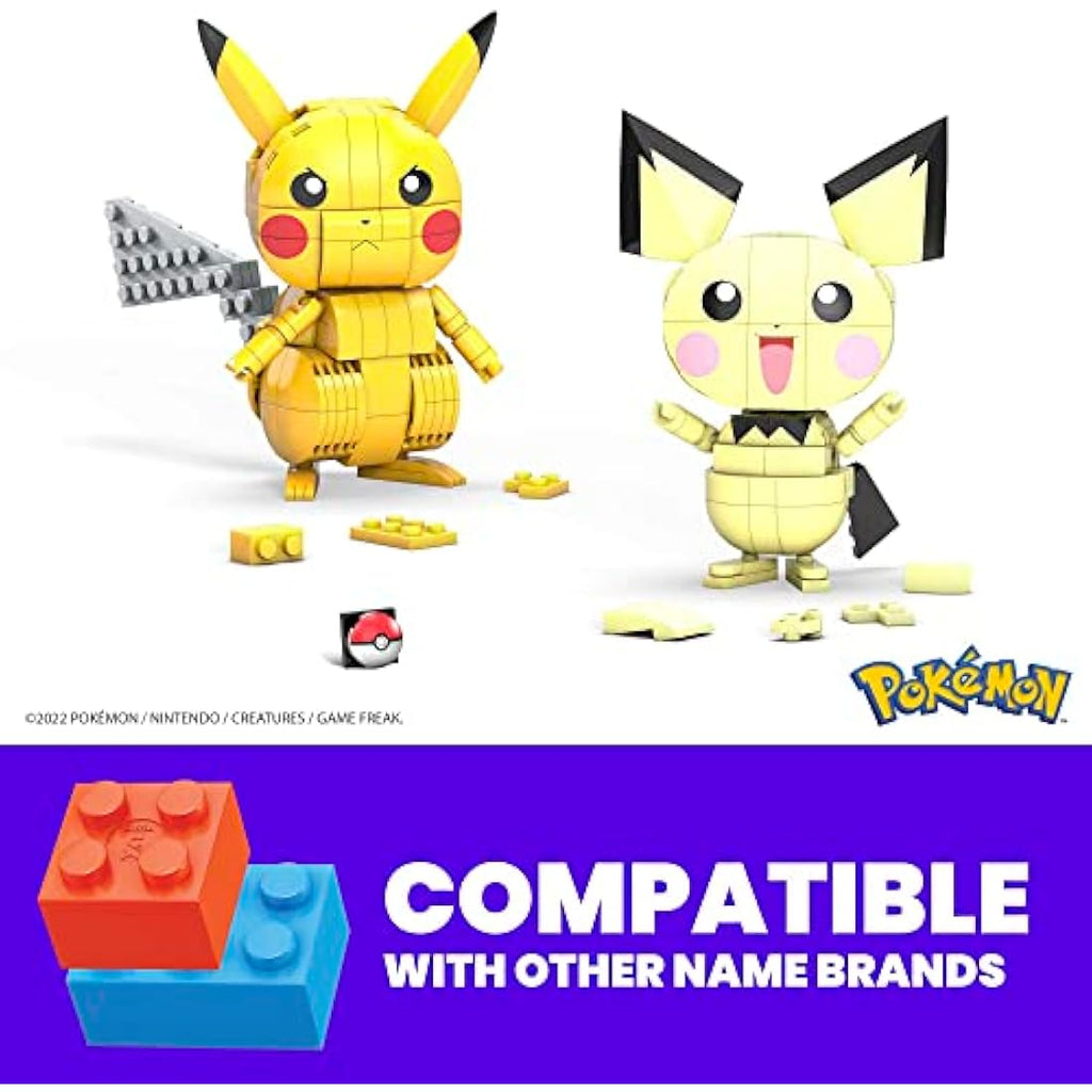MEGA Pokémon Pikachu Evolution Trio Building Set - 621 Piece Toy
